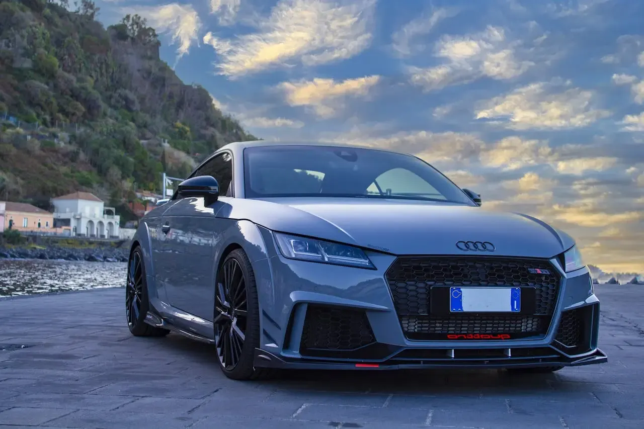 Vista frontal del Audi TT
